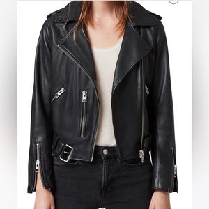 All Saint Balfern Leather Biker Jacket
